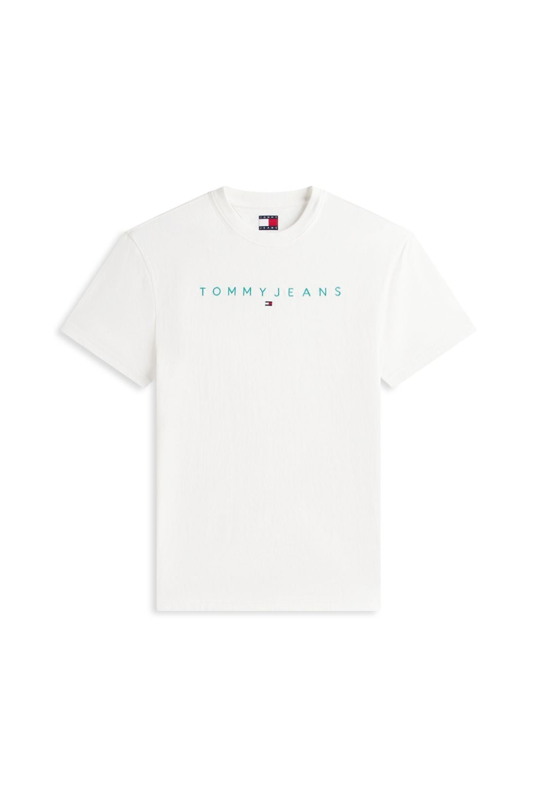 TOMMY JEANS - Men's T-shirt with linear logo  - Size XL
