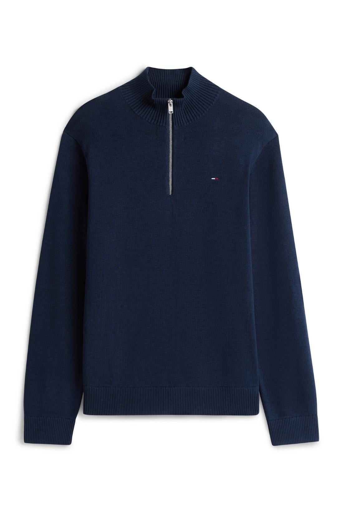 TOMMY JEANS - Men's slim pullover with half-zip-1
