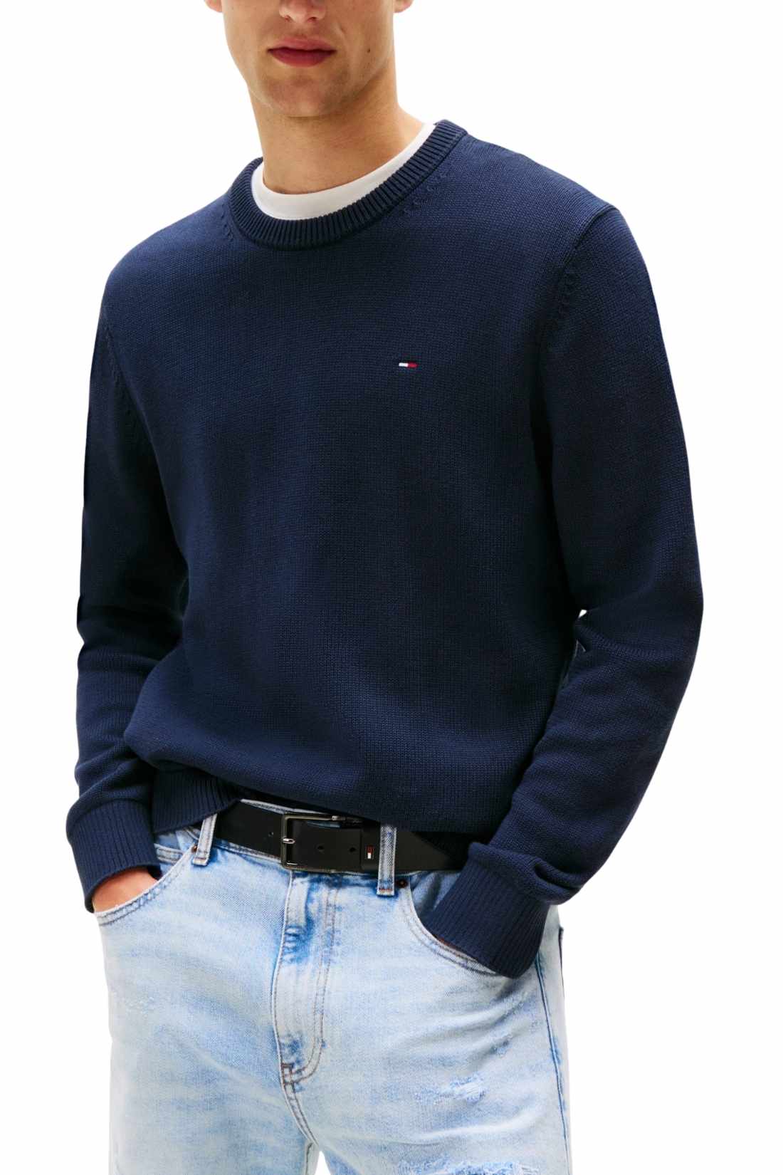 TOMMY JEANS - Men's cotton sweater  - Size L-0