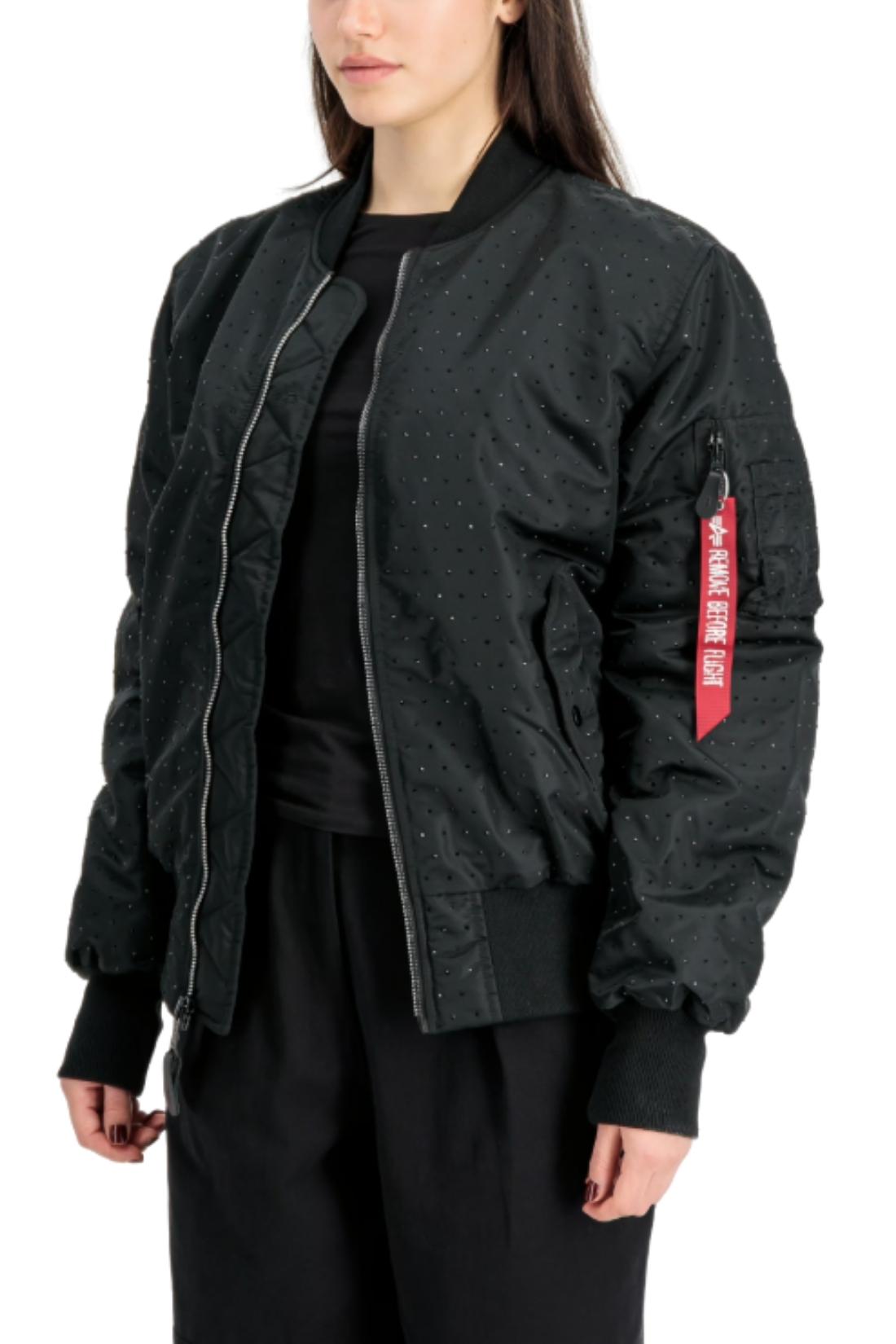 ALPHA INDUSTRIES - Unisex MA-1 Crystal Bomber Jacket - Size-1
