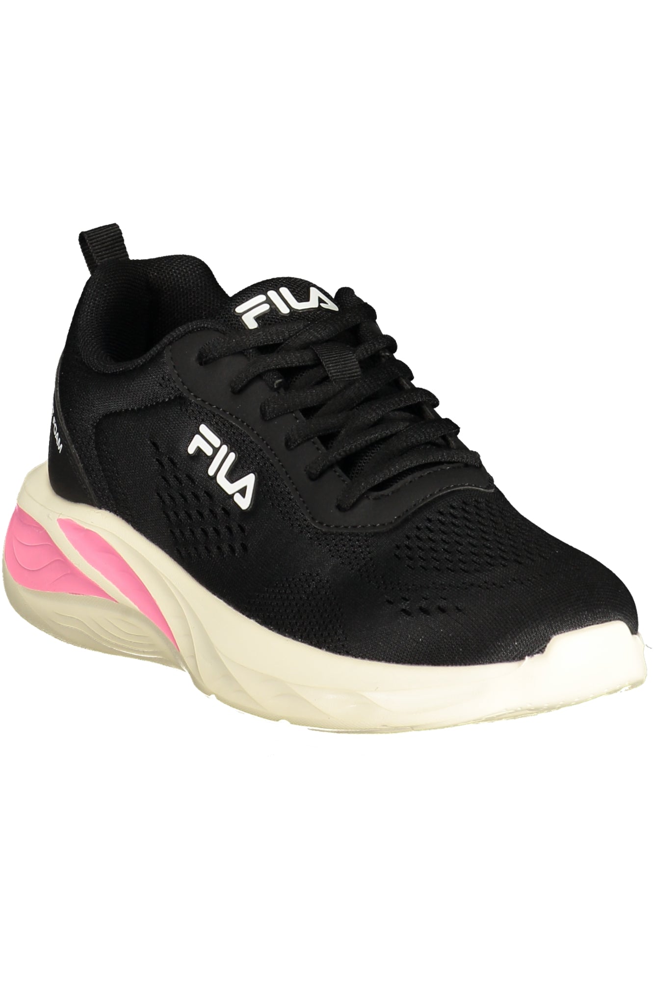 FILA sneakers til kvinder – sort med lyserøde detaljer