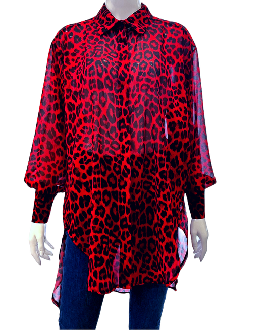 Women's Shirt Animal Print-0