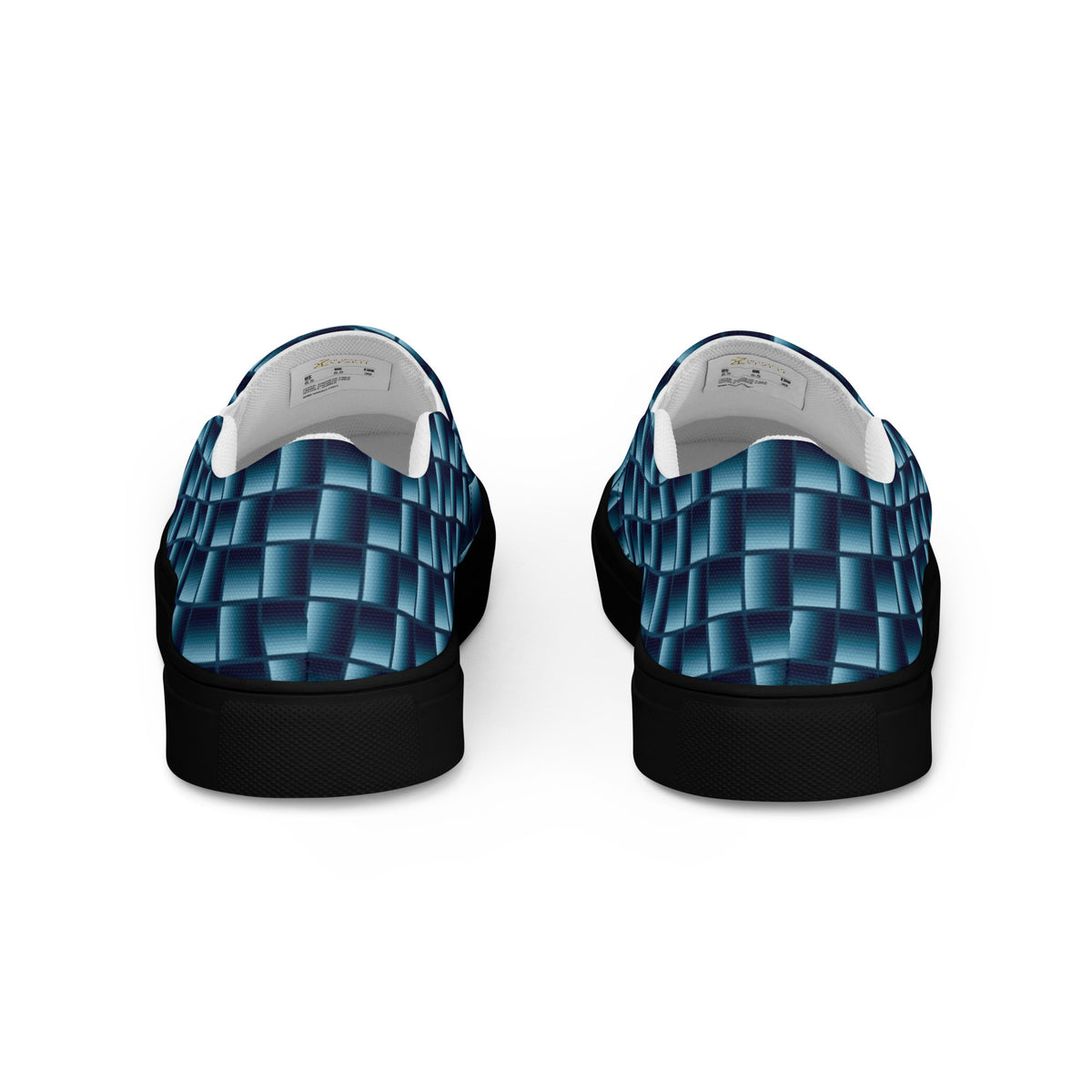 Blue Carbon Men’s slip-on canvas shoes-3