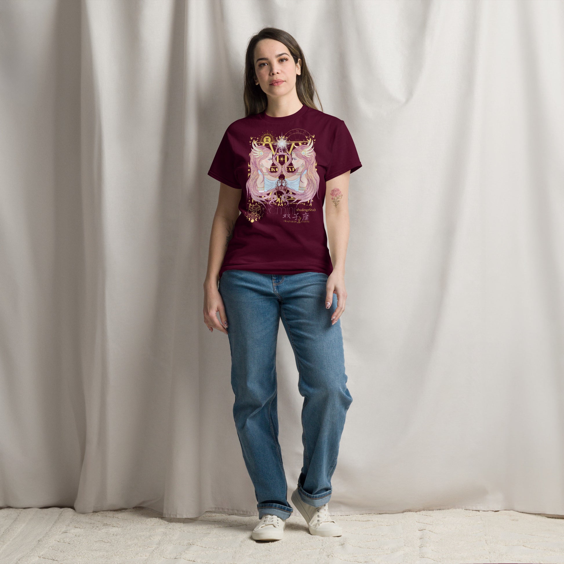 Δίδυμοι ♊ Γυναικείο Μπλουζάκι T-shirt απο ζωδιακό κύκλο-0
