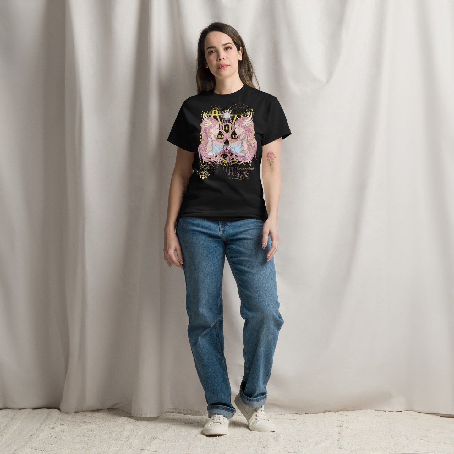 Δίδυμοι ♊ Γυναικείο Μπλουζάκι T-shirt απο ζωδιακό κύκλο-7