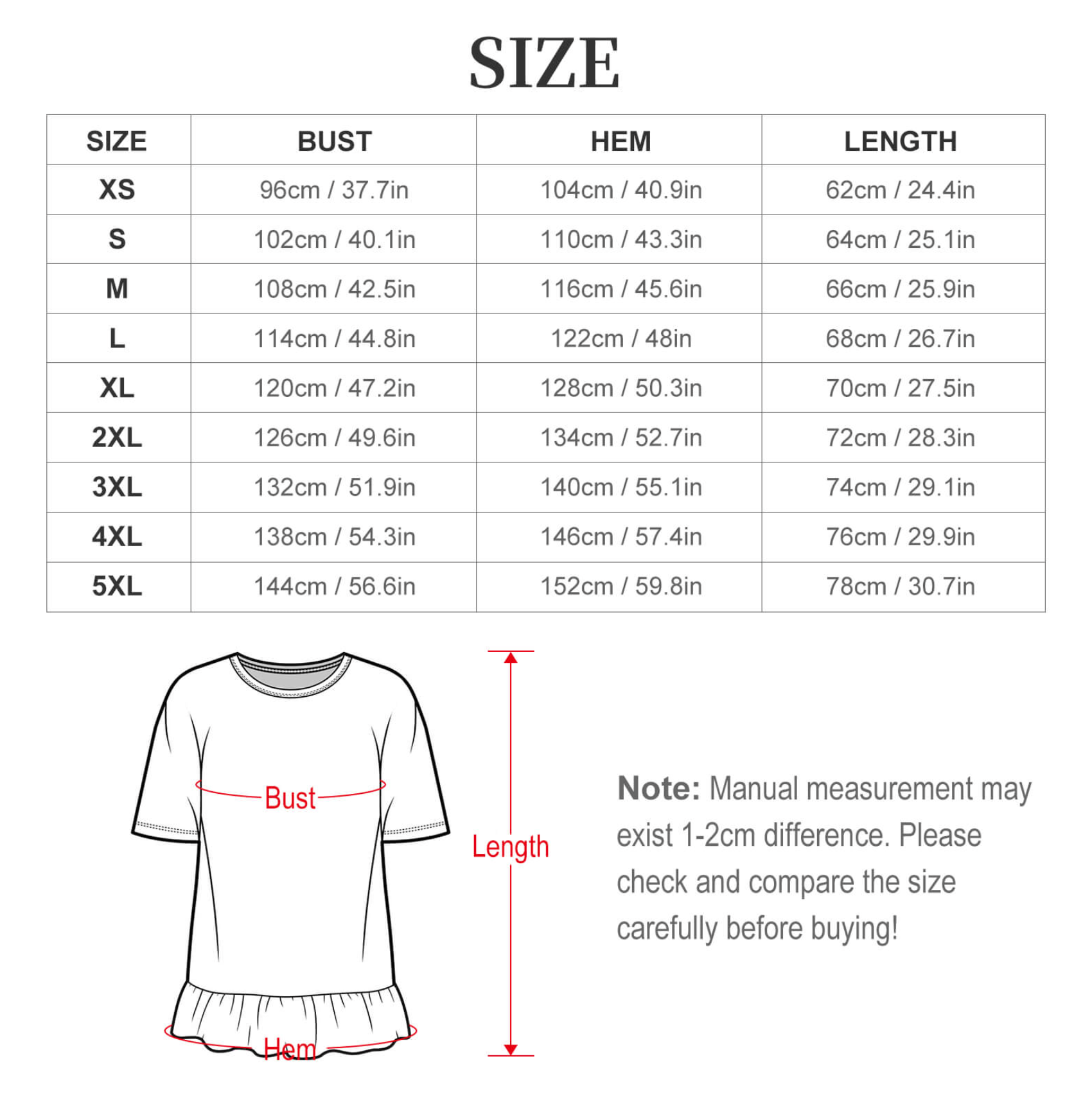 Santorini Women’s Ruffle Hem T‑Shirt-4