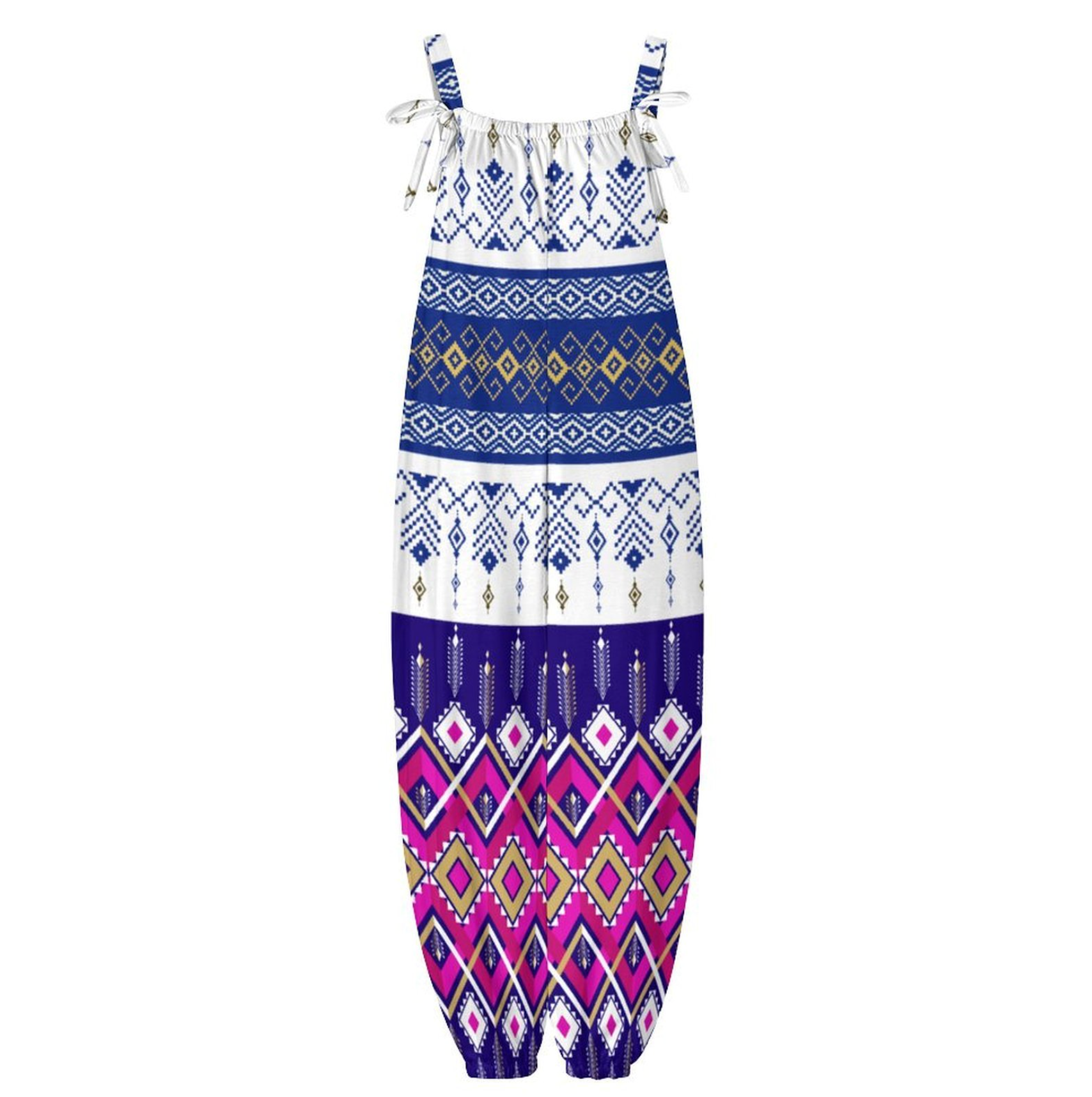 Santorini Baggy Suspender Jumpsuit-6
