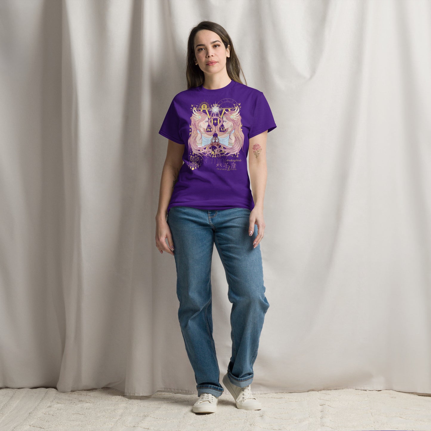 Δίδυμοι ♊ Γυναικείο Μπλουζάκι T-shirt απο ζωδιακό κύκλο-8