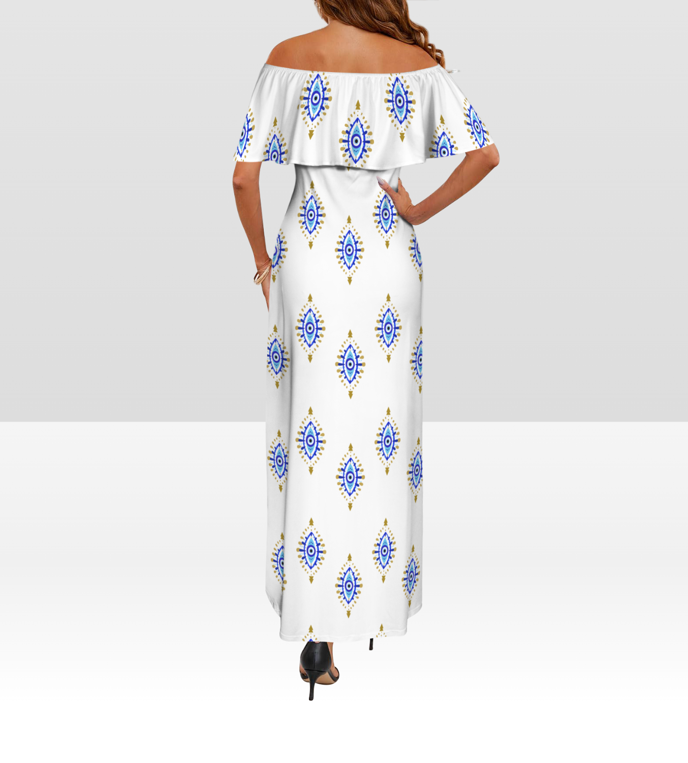 Evil Eye Mediterranean Islands Dress-1