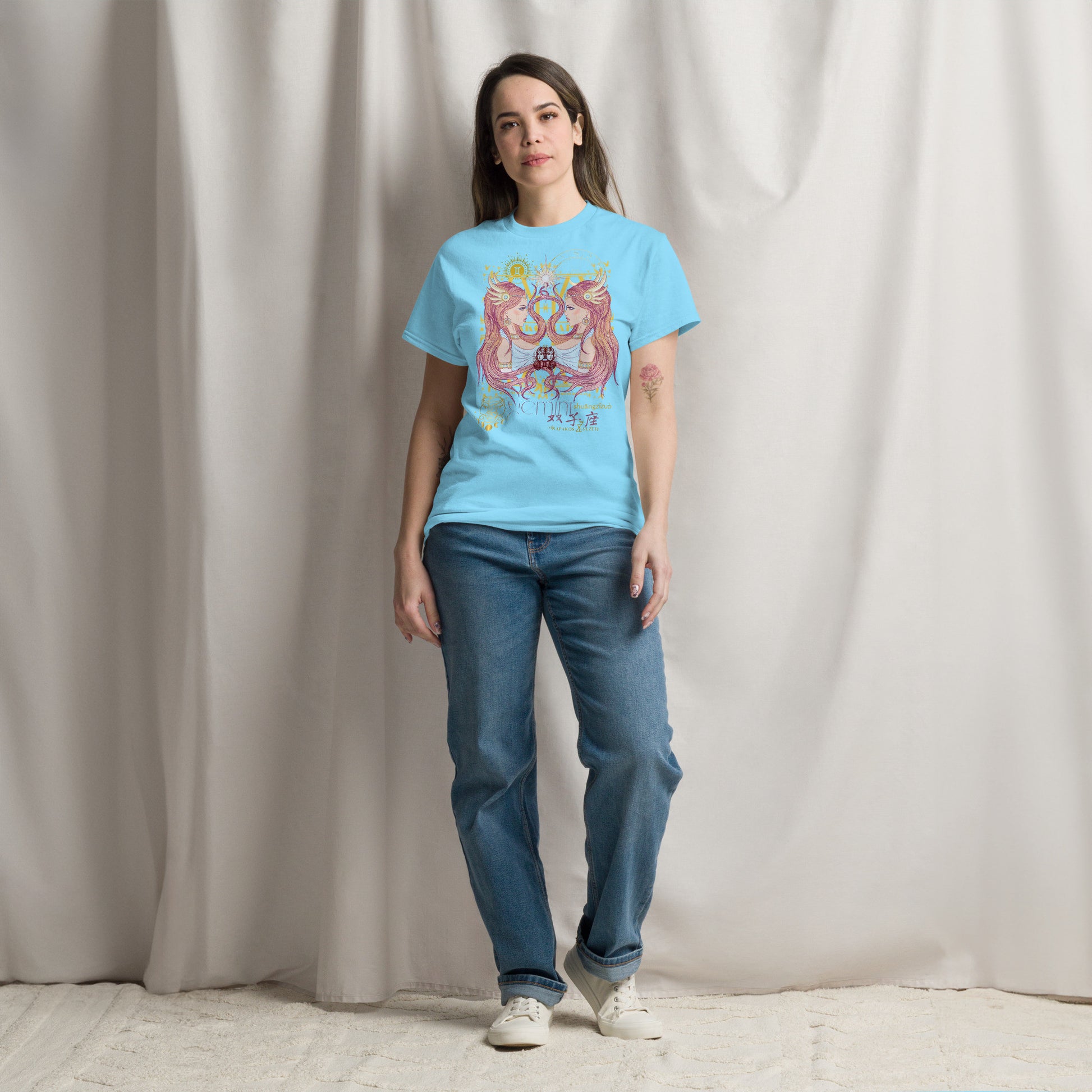 Δίδυμοι ♊ Γυναικείο Μπλουζάκι T-shirt απο ζωδιακό κύκλο-10