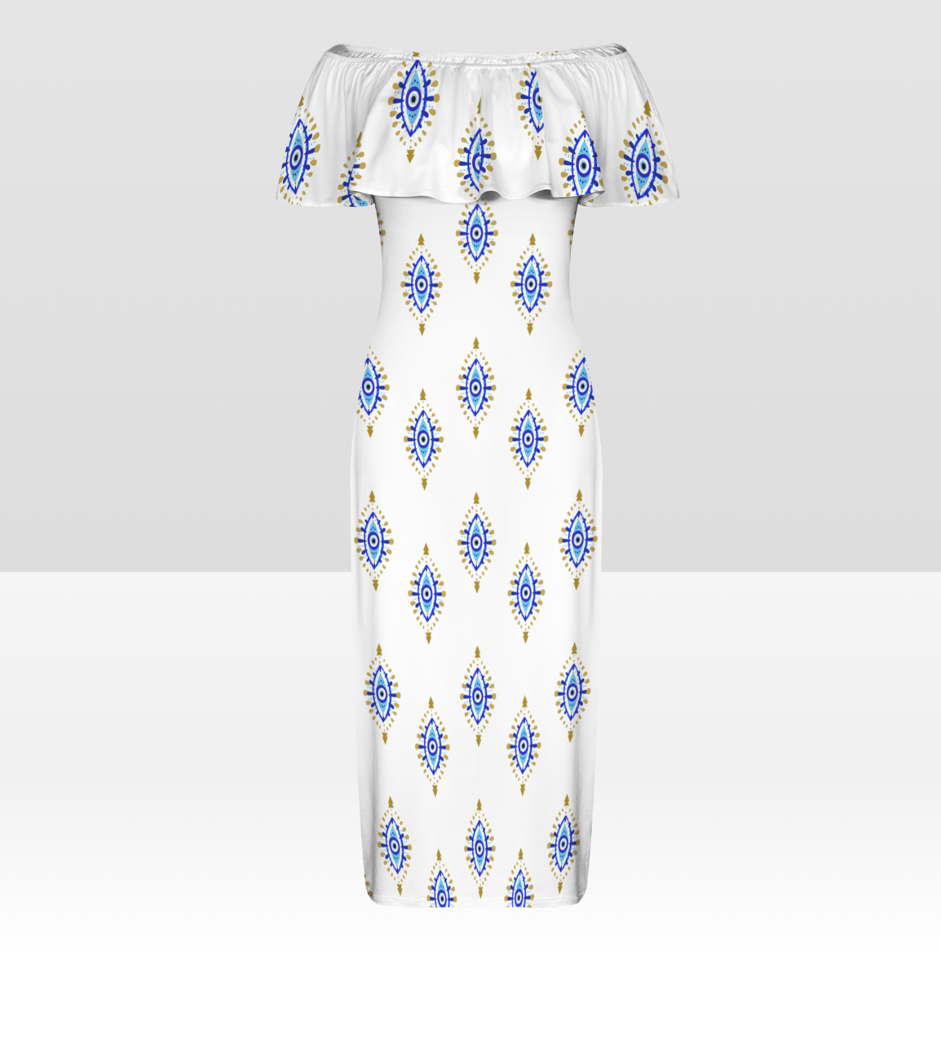 Evil Eye Mediterranean Islands Dress-4