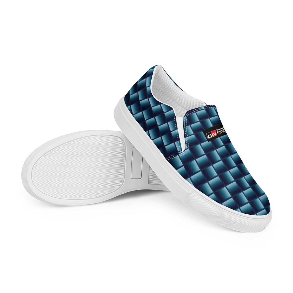 Blue Carbon Men’s slip-on canvas shoes-6