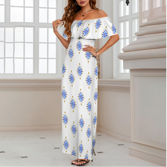 Evil Eye Mediterranean Islands Dress-0