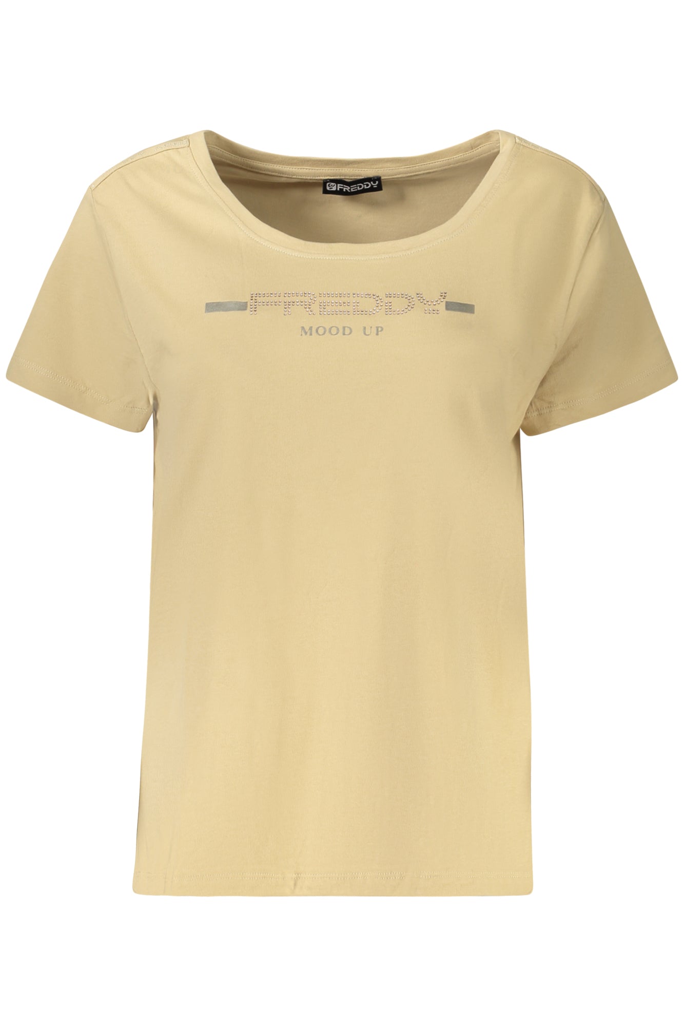FREDDY WOMEN'S SHORT-SLEEVE T-SHIRT BEIGE-0