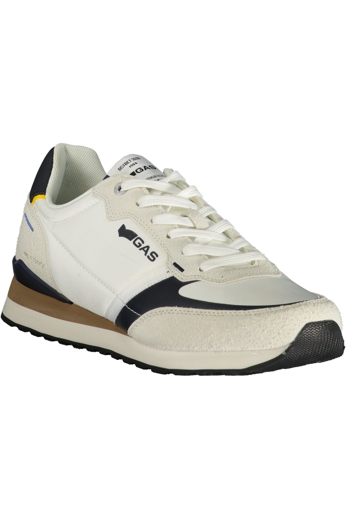 GAS MEN'S WHITE SPORTS FOOTWEAR-1