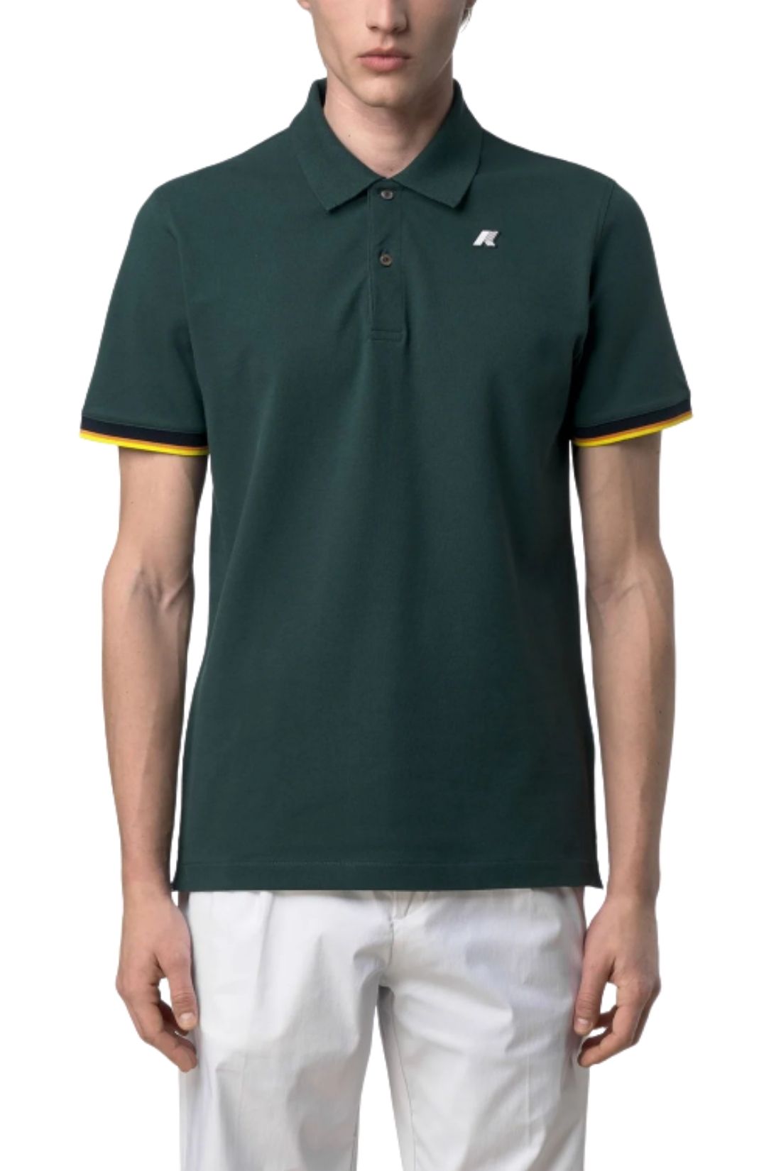 K-WAY - Men's slim Vincent Pique polo shirt - Size XXL-5