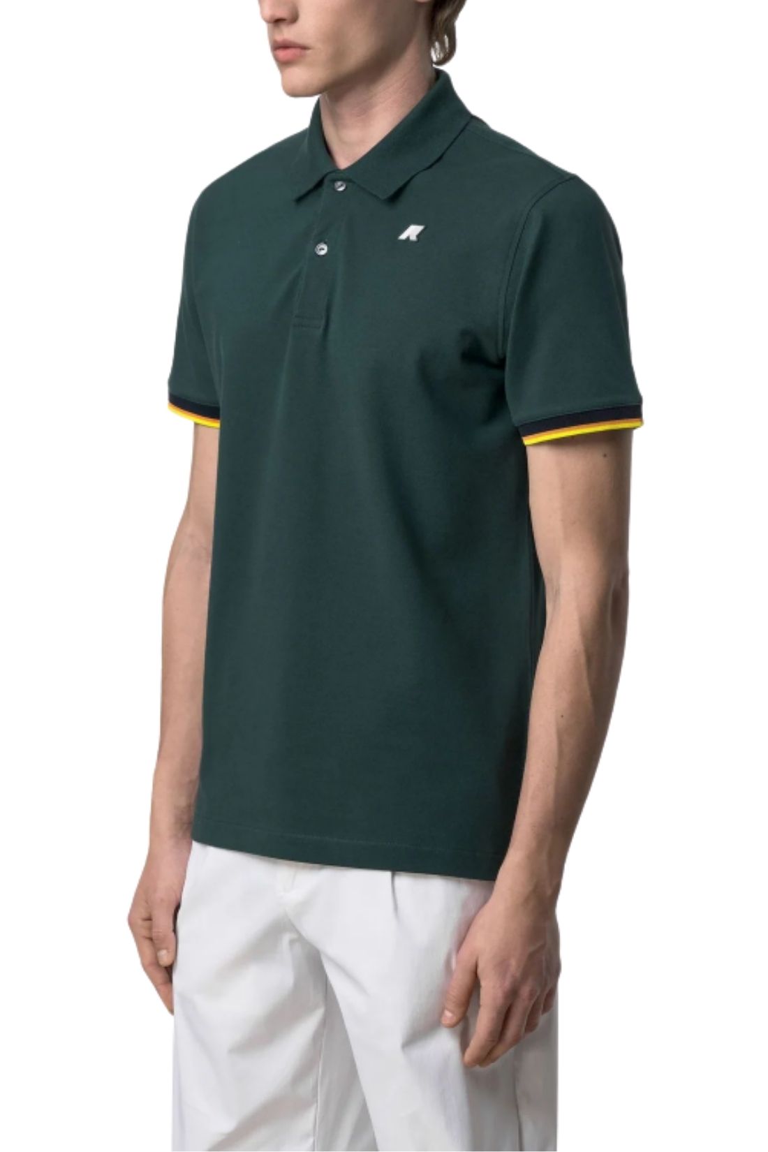 K-WAY - Men's slim Vincent Pique polo shirt - Size XXL-7