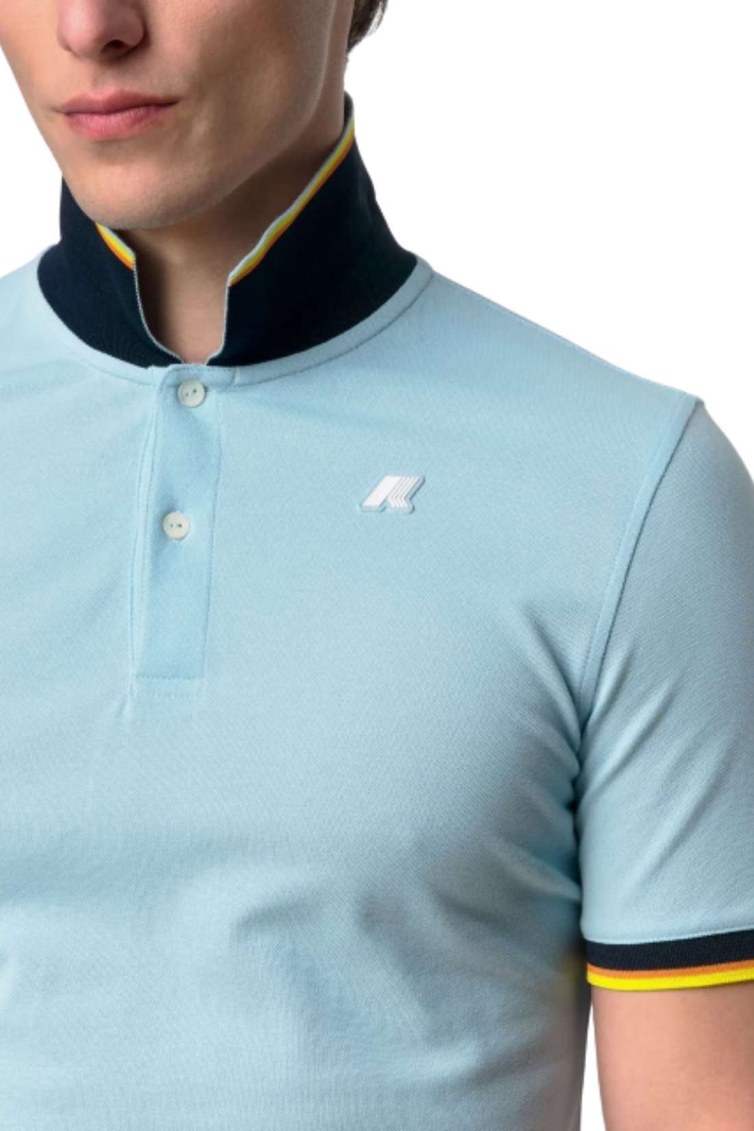 K-WAY - Men's slim Vincent Pique polo shirt - Size XXL-14