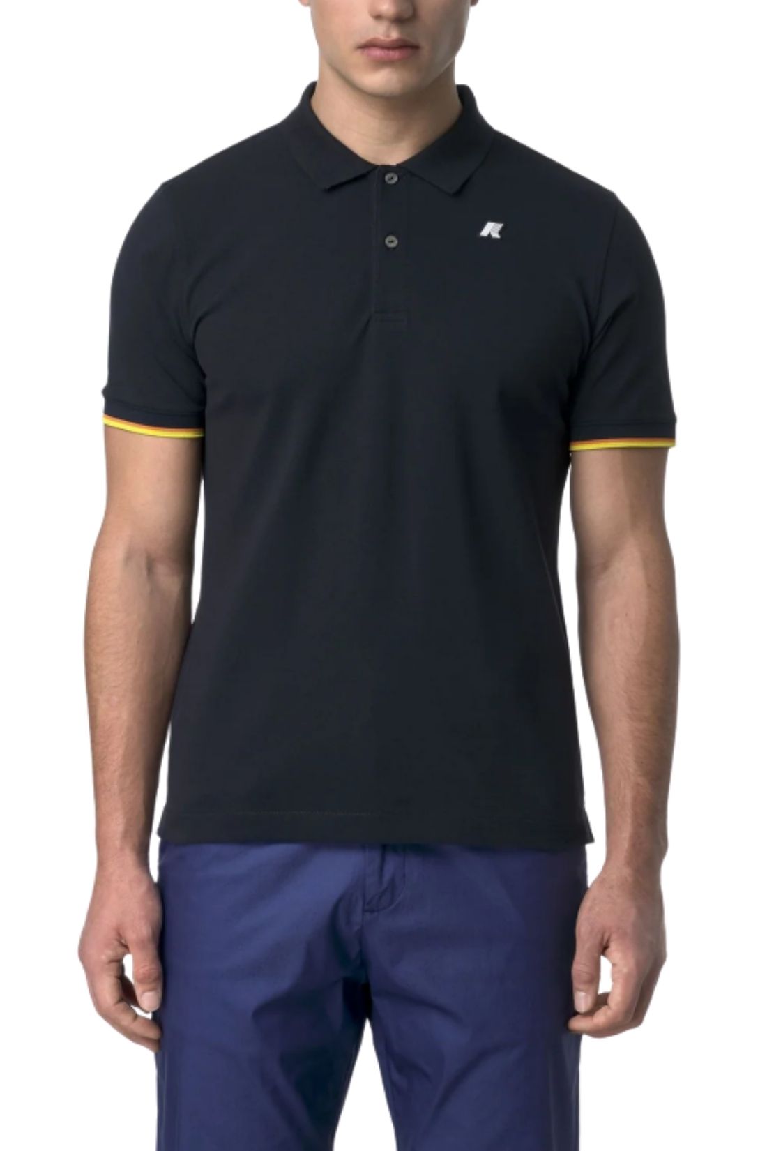 K-WAY - Men's slim Vincent Pique polo shirt - Size XXL-15