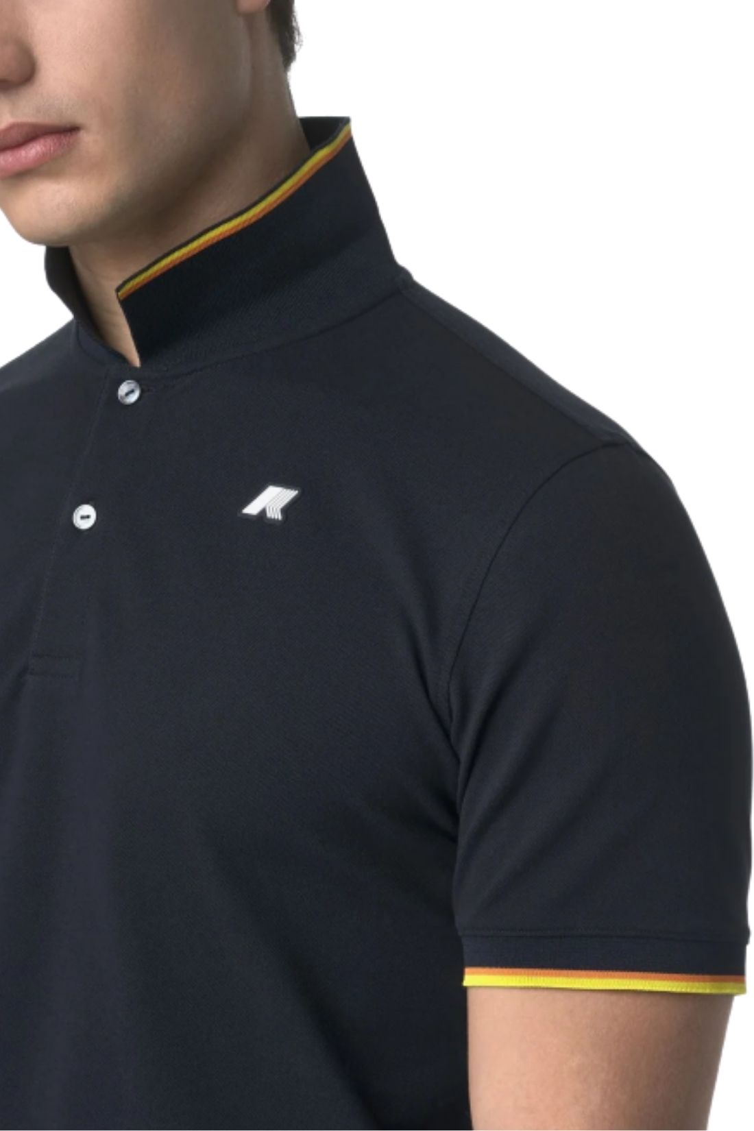 K-WAY - Men's slim Vincent Pique polo shirt - Size XXL-19