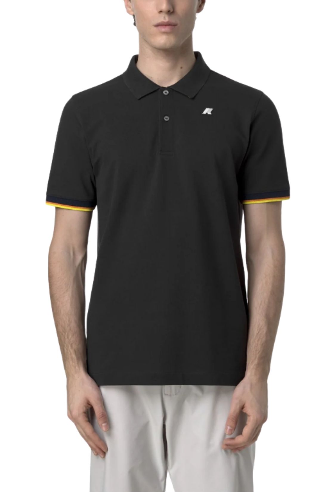 K-WAY - Men's slim Vincent Pique polo shirt - Size XXL-20