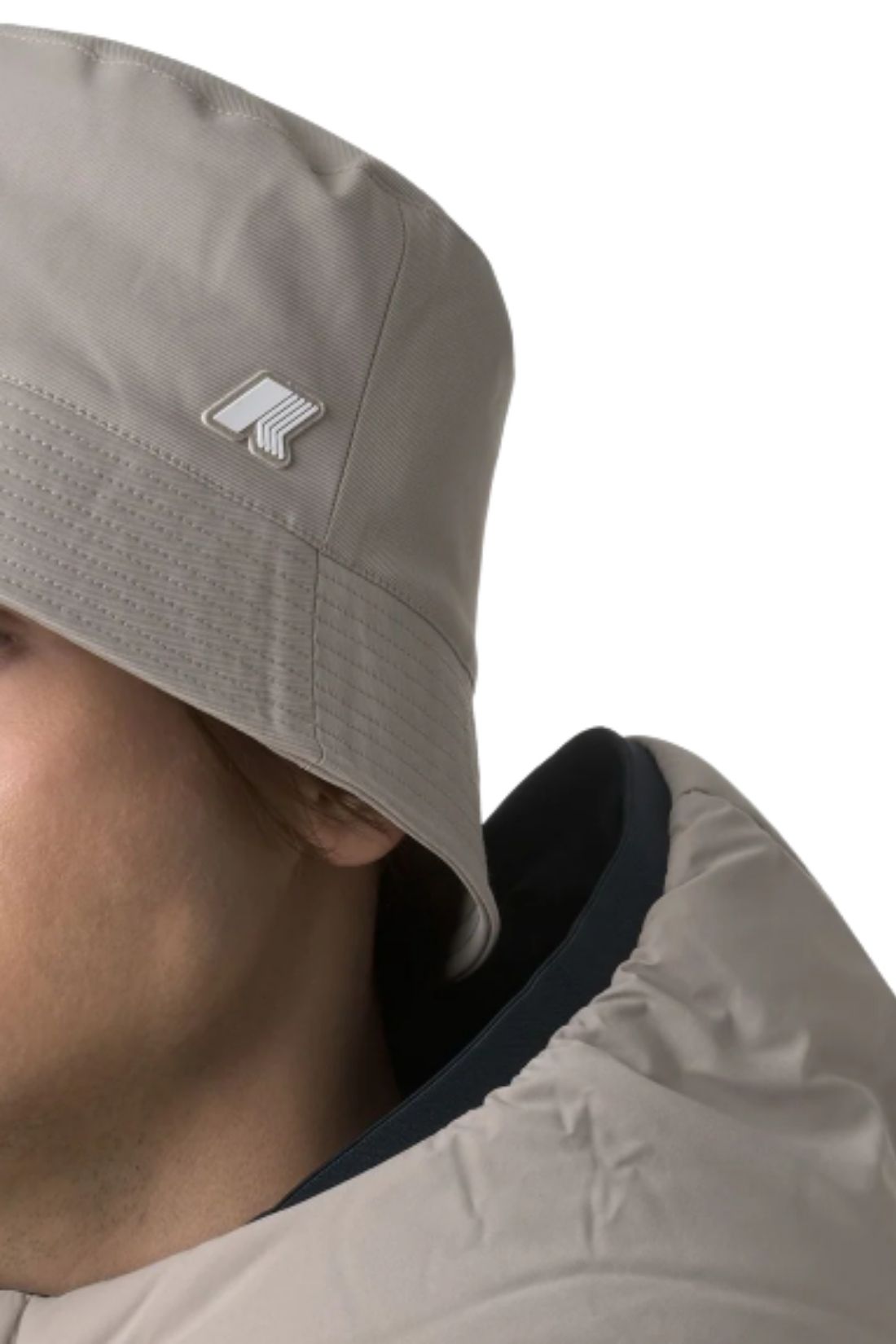 K-WAY - Unisex water-repellent Pascalle Twill Marmotta bucket hat  - Size L-3