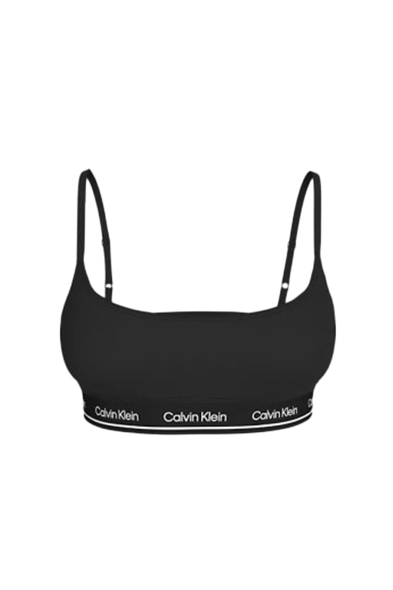 CALVIN KLEIN - Women's bandeau bikini top with cut-out  - Size L-4