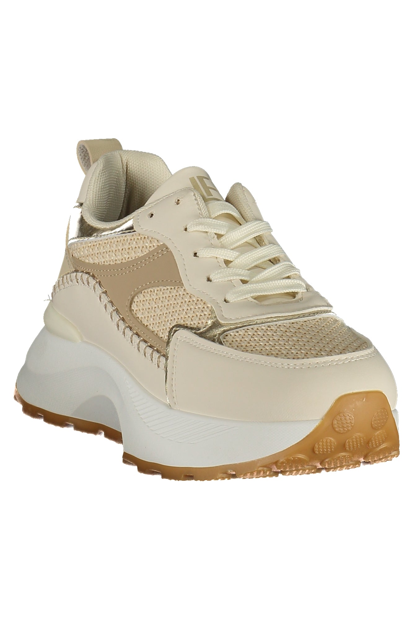 LAURA BIAGIOTTI WOMEN'S BEIGE SPORTS SHOES-1
