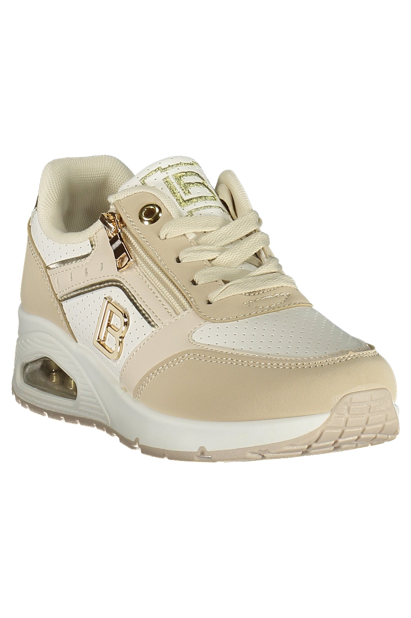LAURA BIAGIOTTI WOMEN'S BEIGE SPORTS SHOES-1