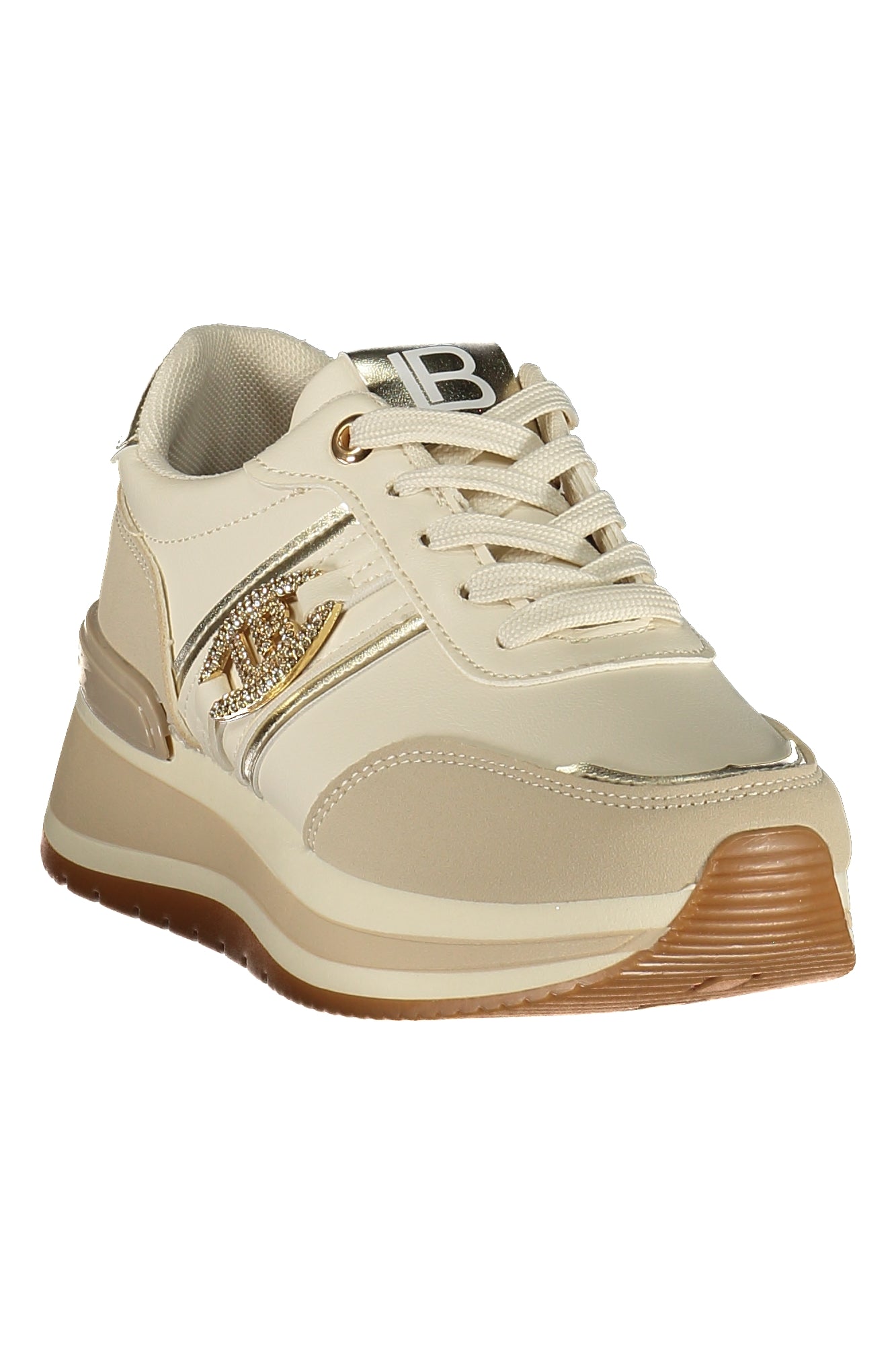 LAURA BIAGIOTTI WOMEN'S BEIGE SPORTS SHOES-1