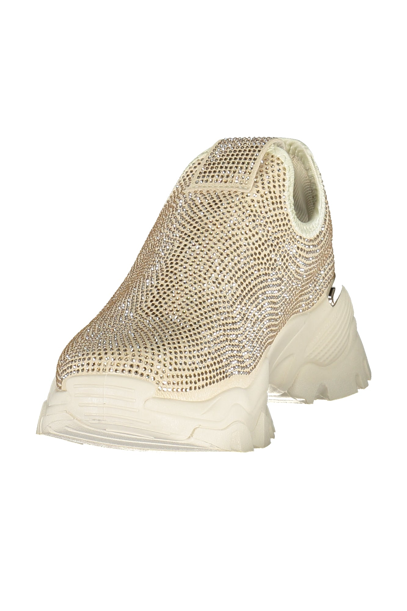 Laura Biagiotti sneakers til kvinder – beige med gulddetaljer