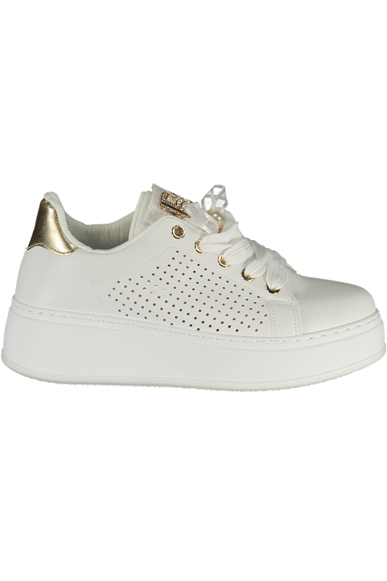 LAURA BIAGIOTTI WOMEN'S WHITE SPORTS SHOES-0