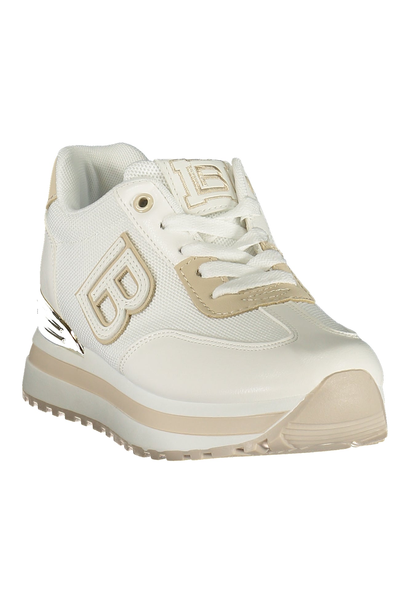 LAURA BIAGIOTTI WOMEN'S WHITE SPORTS SHOES-1