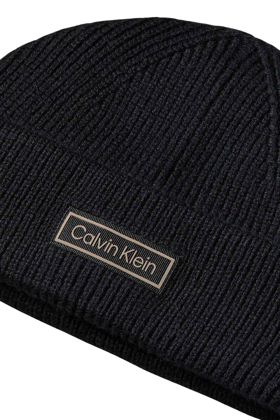 CALVIN KLEIN JEANS - Men's wool blend fisherman style beanie-2