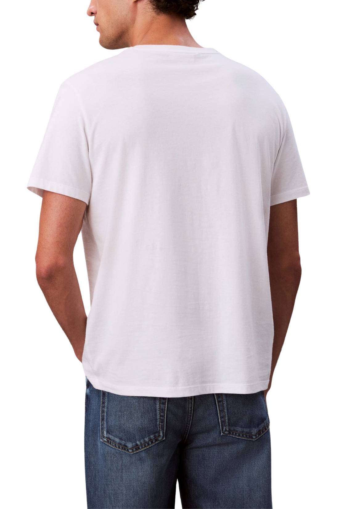CALVIN KLEIN JEANS - Men's T-shirt with logo patch-2