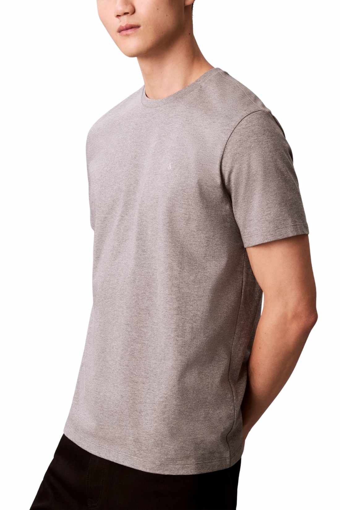 CALVIN KLEIN JEANS - Men's T-shirt with embroidered logo  - Size L-1