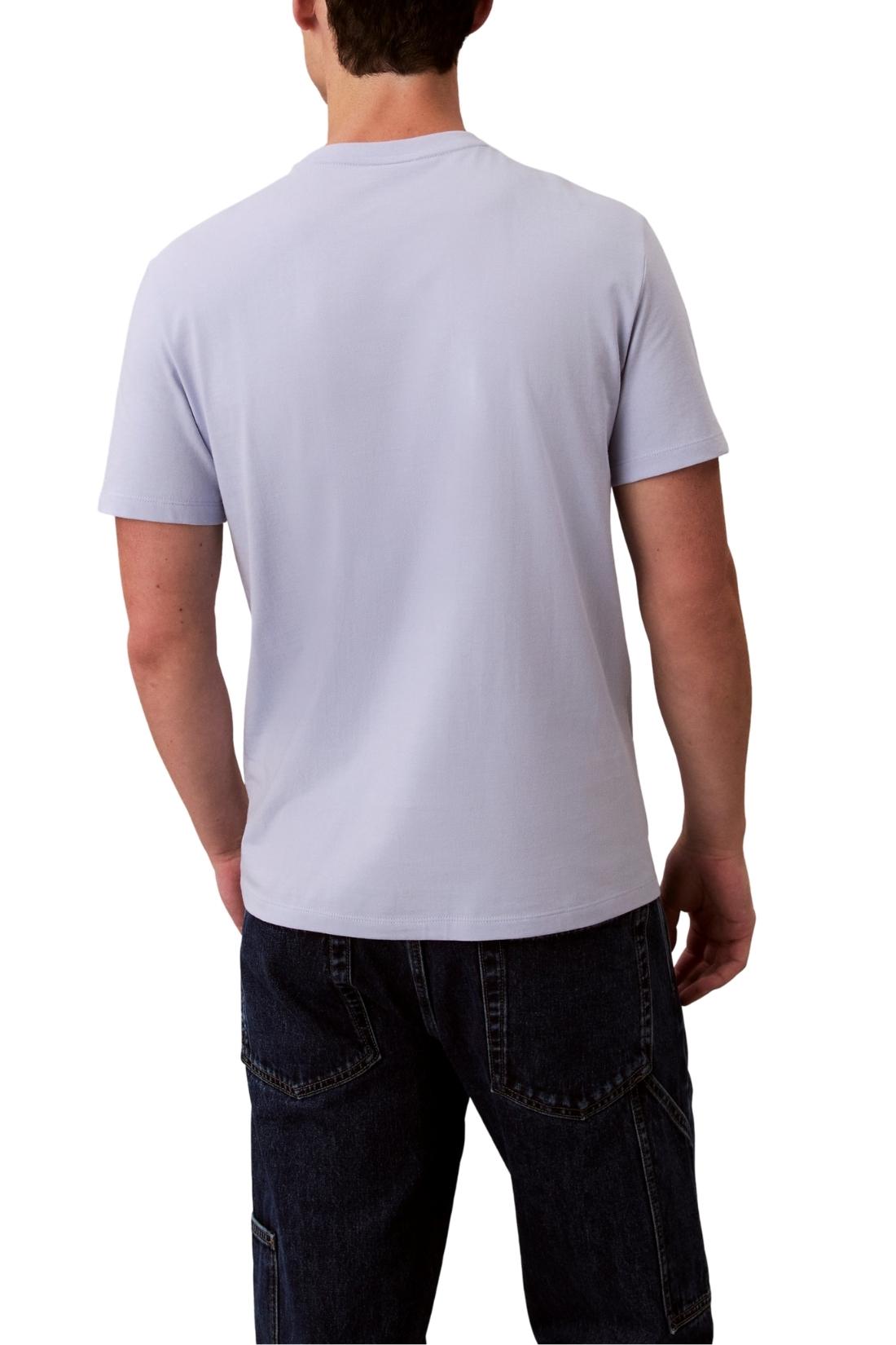 CALVIN KLEIN JEANS - Men's T-shirt with embroidered logo  - Size L-5
