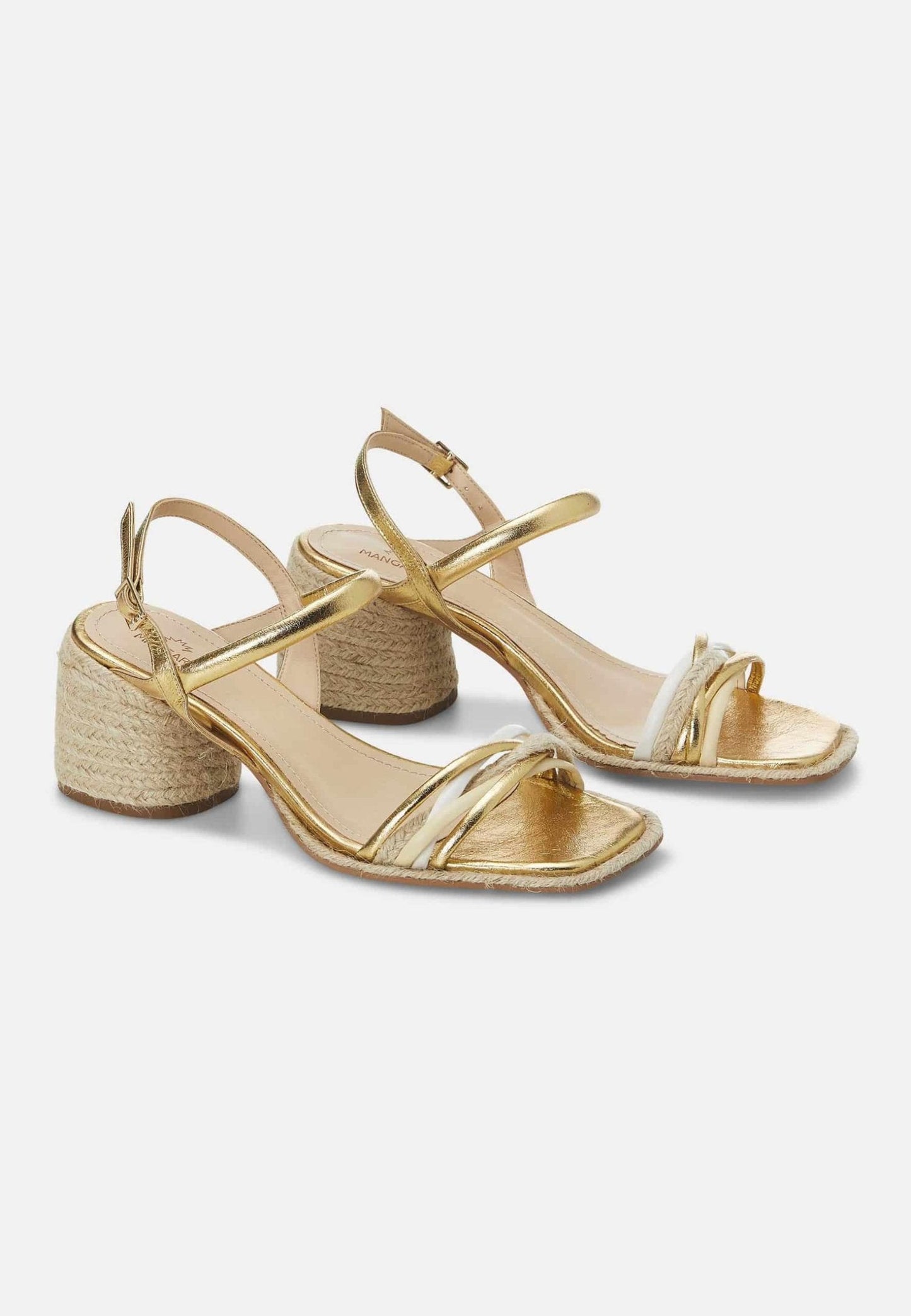 Mangará Atelier sandaler til kvinder – med raffia blokhæl