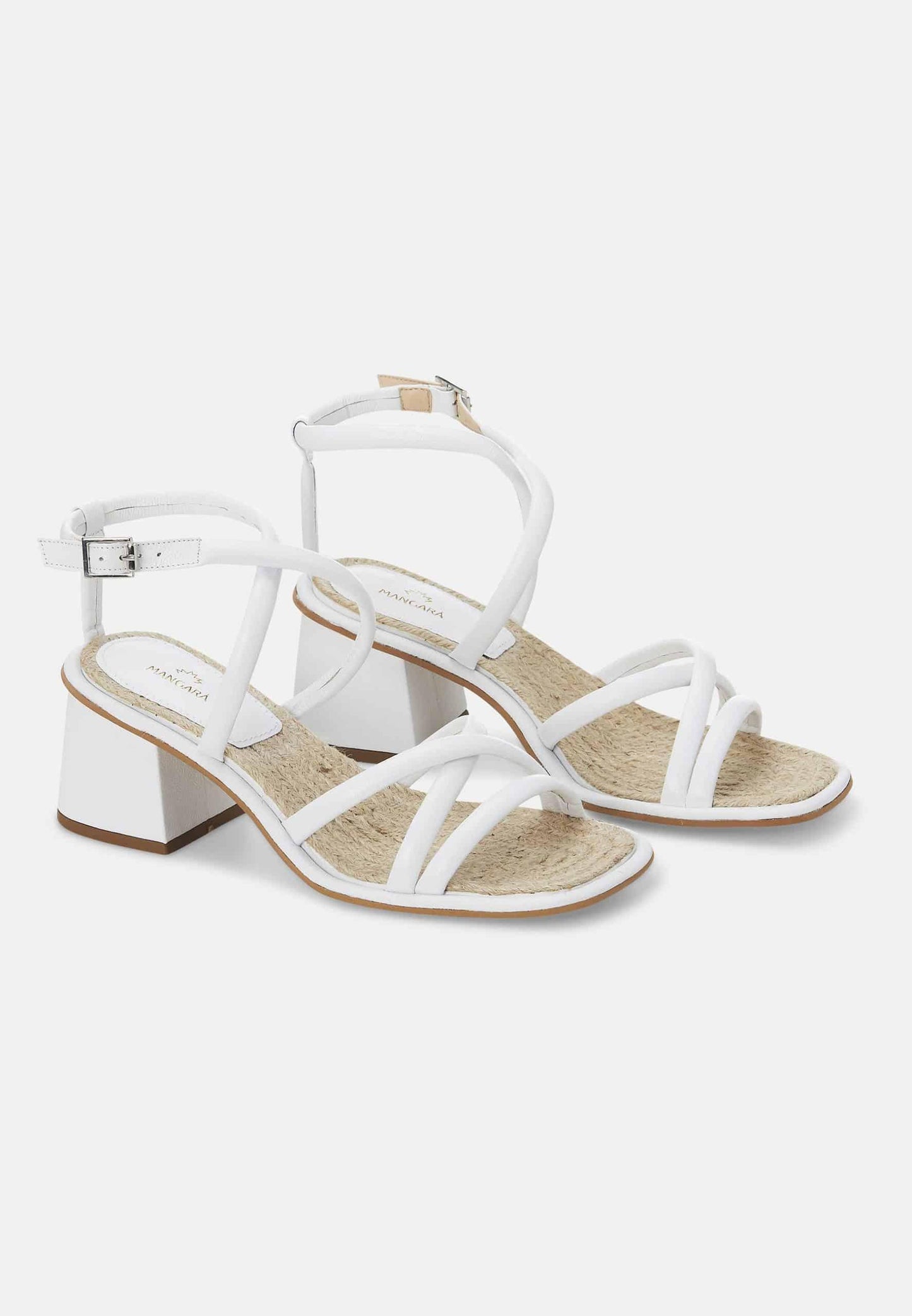 Mangará Atelier sandaler til kvinder – med 7 cm kilehæl
