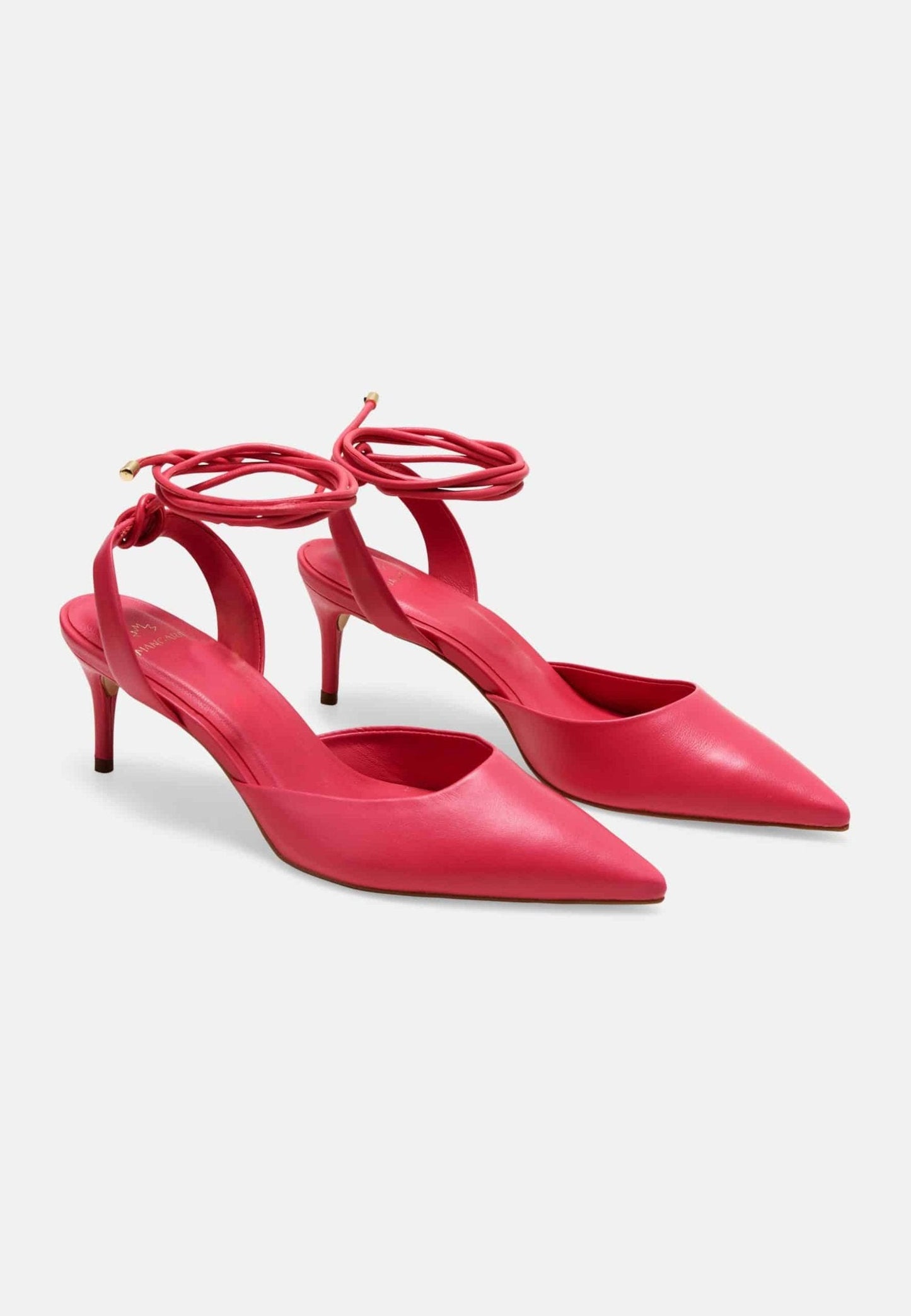 Mangará Atelier slingback hæle til kvinder – rosa læder