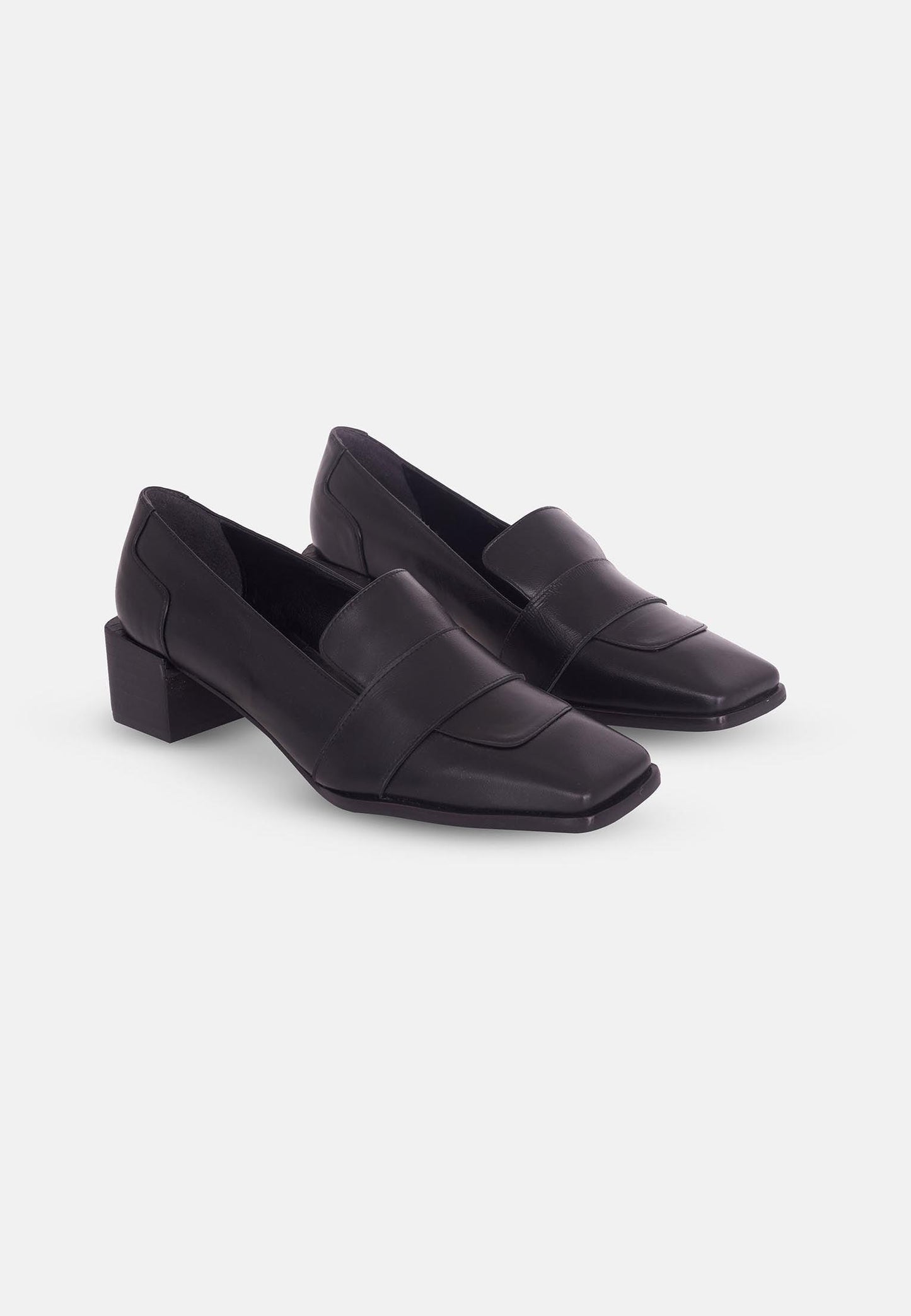 Mangará Atelier loafers til kvinder – med 4 cm blokhæl