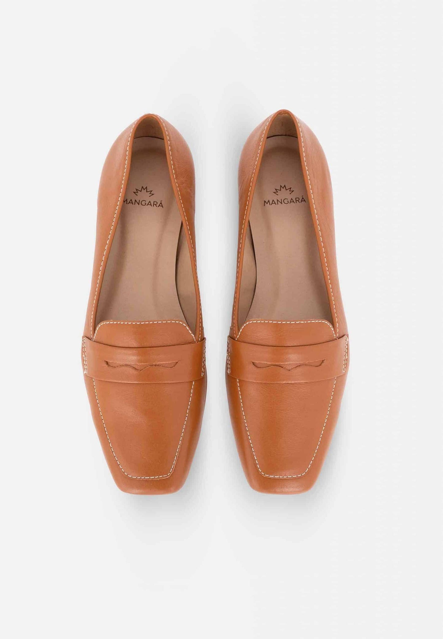 Mangará Atelier loafers til kvinder – flade med firkantet snude