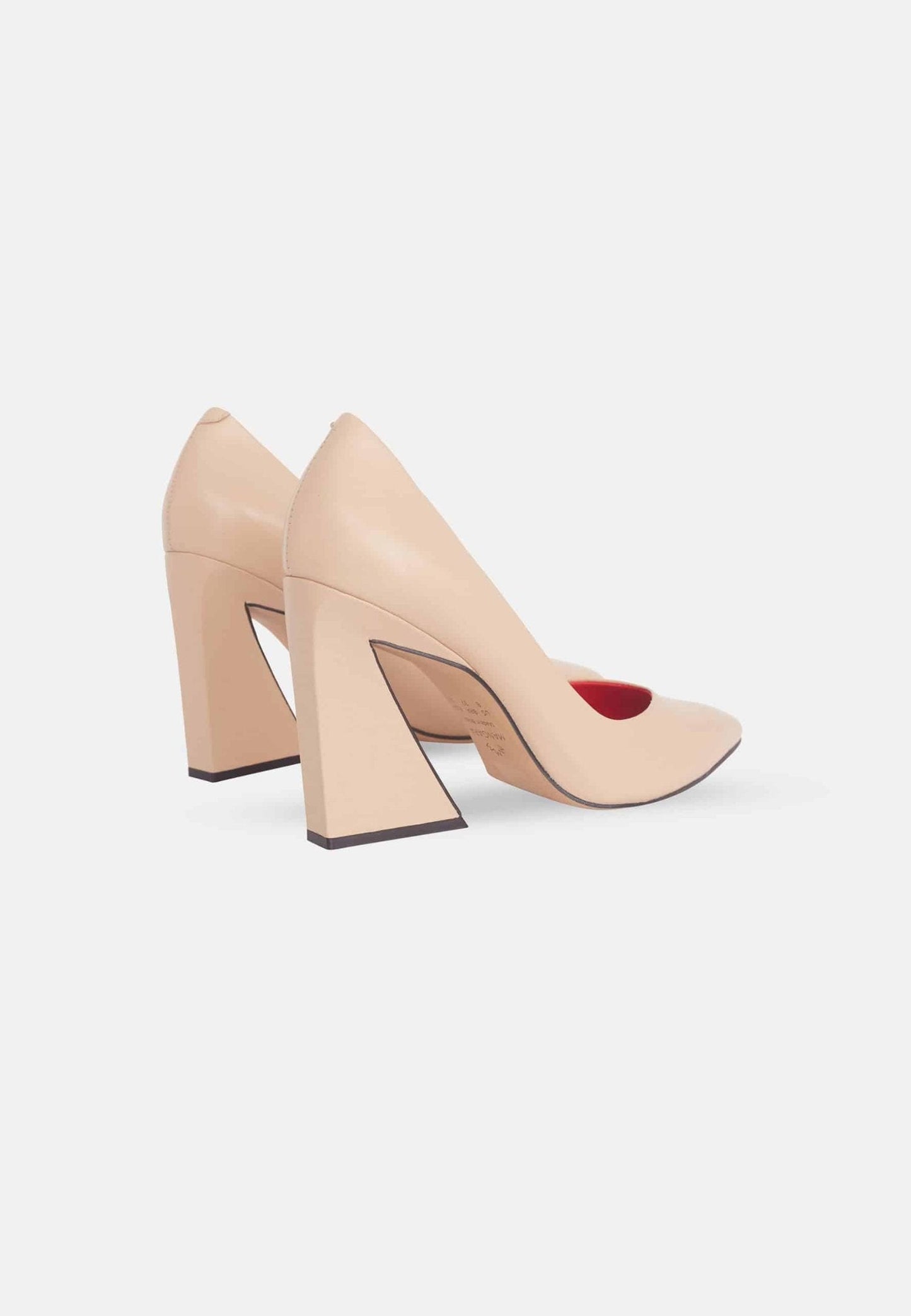 Mangará Atelier Maraca pumps til kvinder – med 10 cm geometrisk blokhæl
