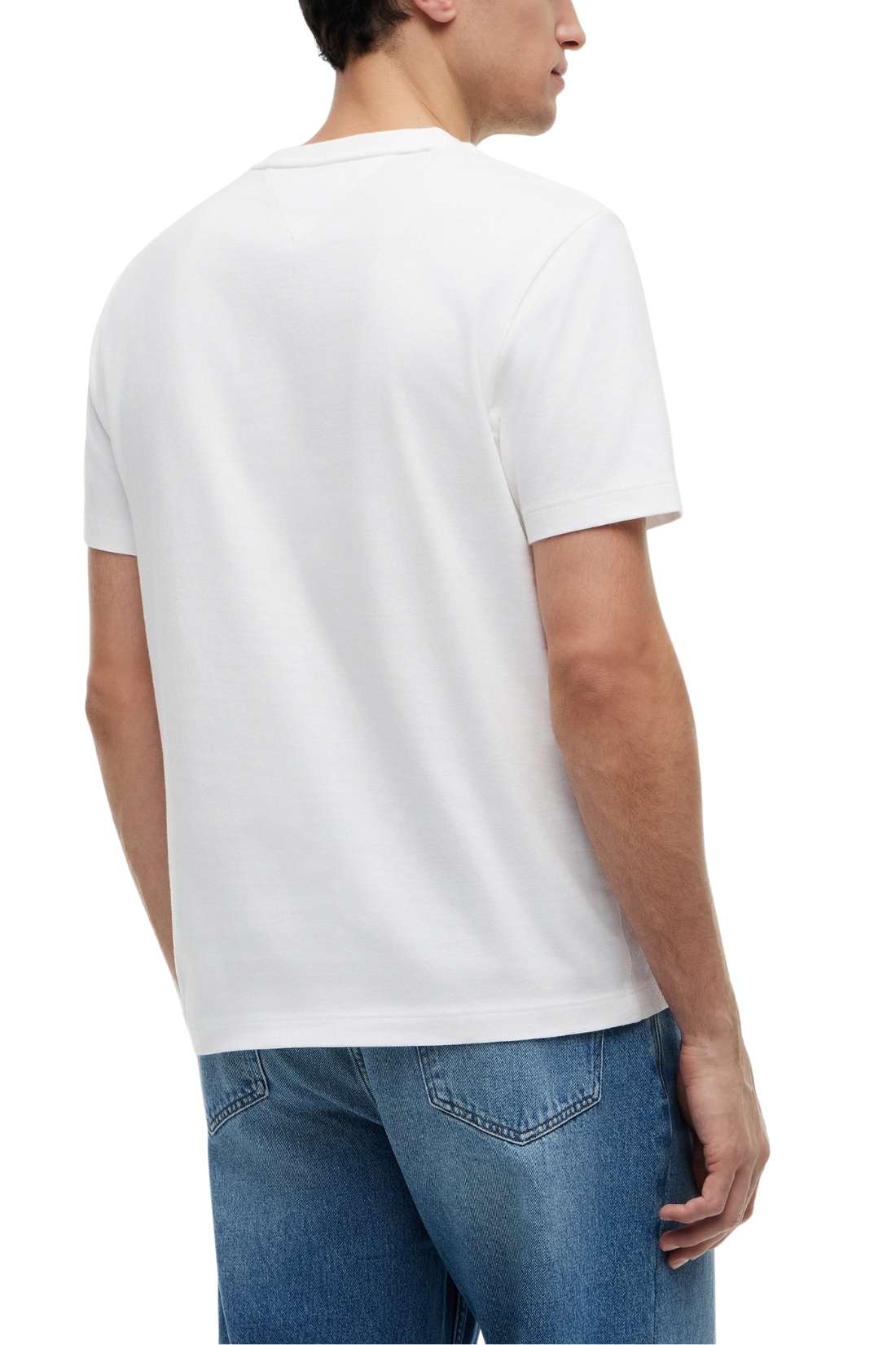 TOMMY HILFIGER - Men's T-shirt with v-neck - Size XL-9