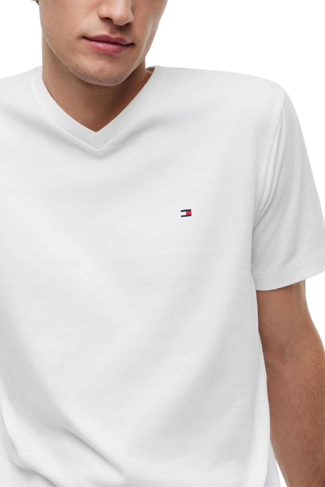 TOMMY HILFIGER - Men's T-shirt with v-neck - Size XL-10