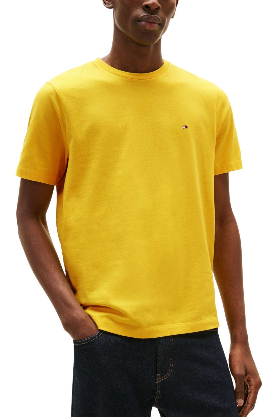 TOMMY HILFIGER - Men's T-shirt in recycled cotton  - Size XL-20
