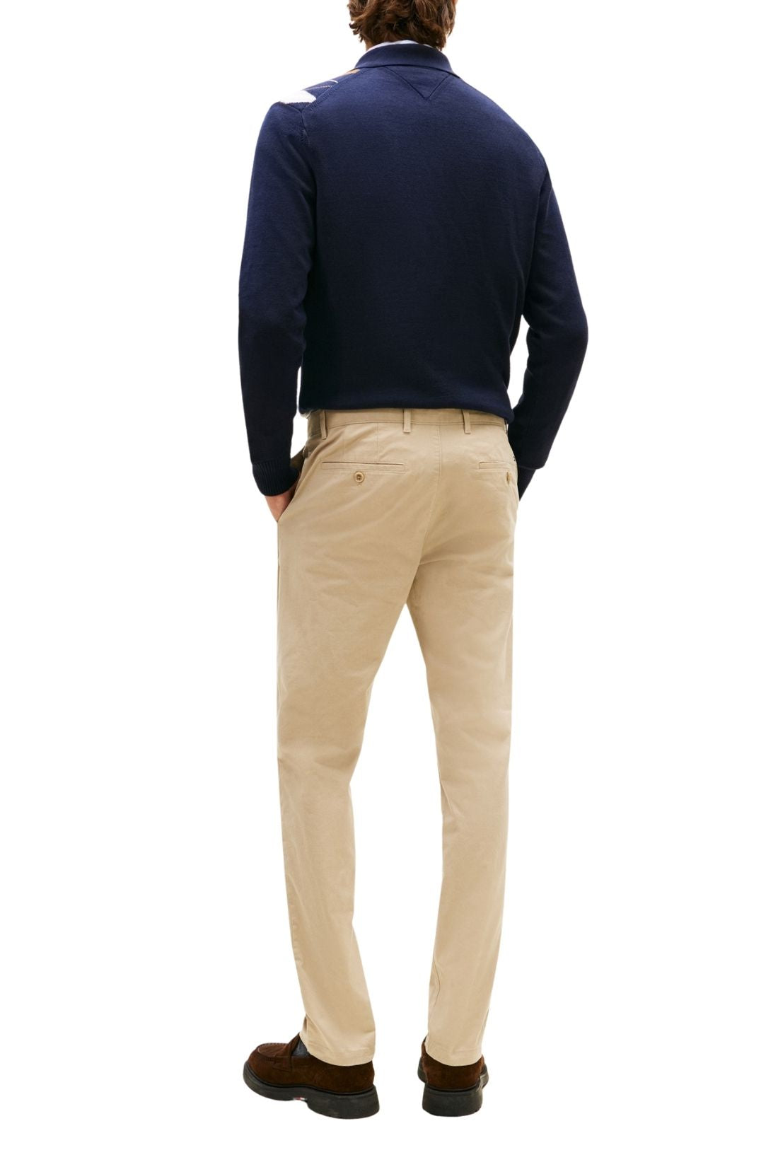 TOMMY HILFIGER - Men's twill Denton Straight chino trousers-2