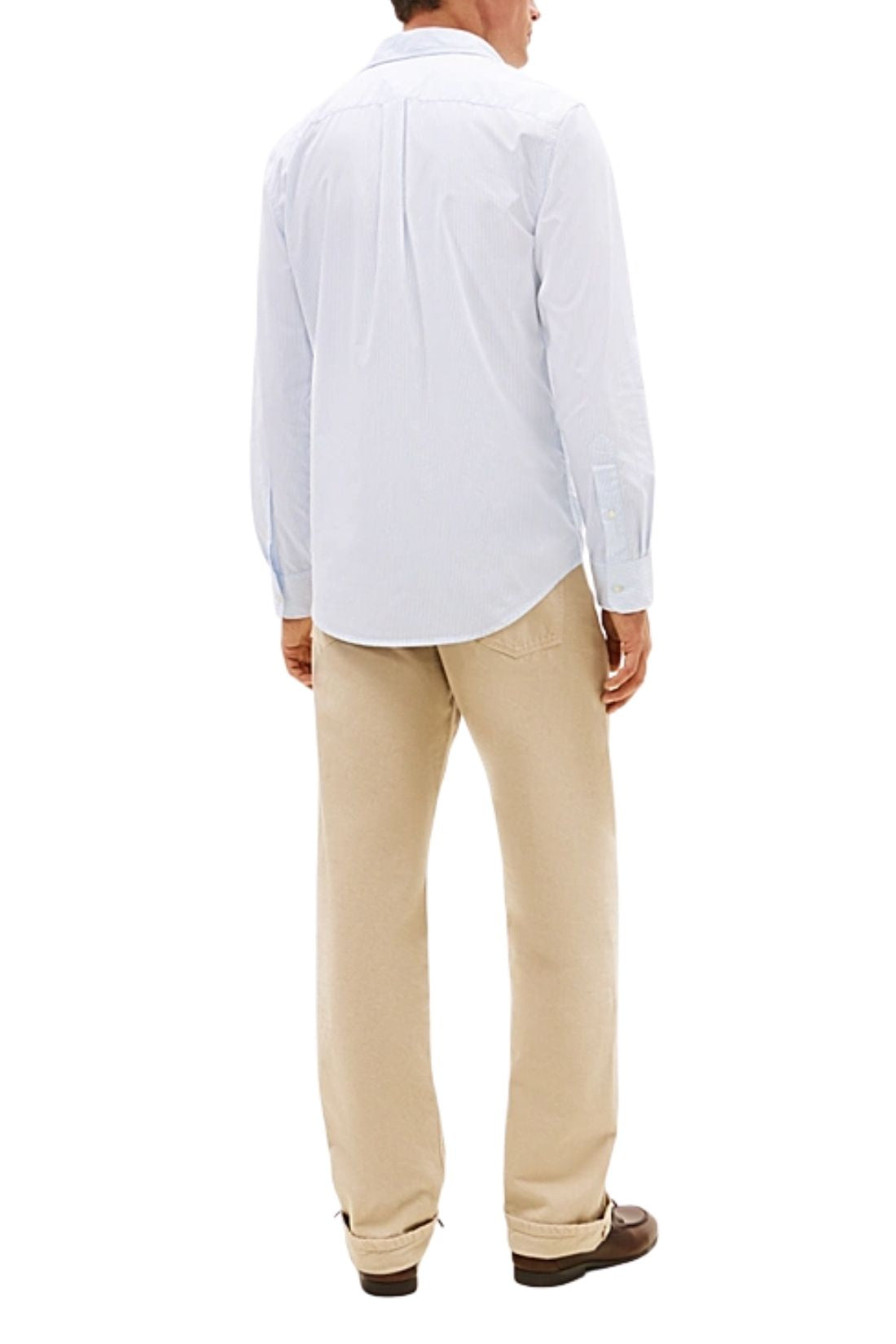 TOMMY HILFIGER - Men's poplin TH Flex shirt  - Size L-6