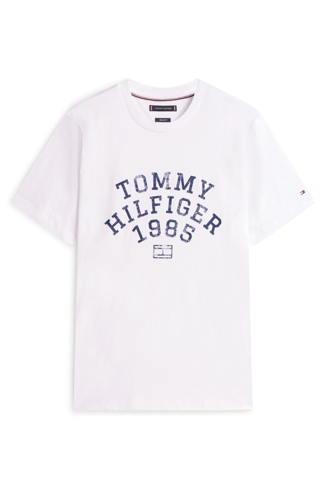TOMMY HILFIGER - Men's T-shirt with printed logo  - Size L-5