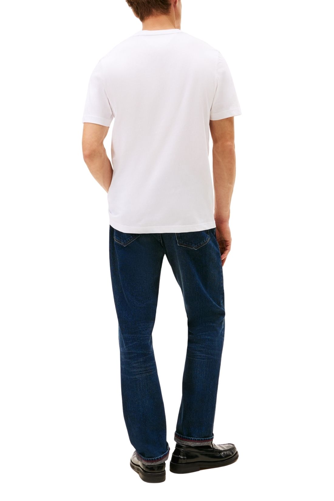 TOMMY HILFIGER - Men's T-shirt with printed logo  - Size L-6